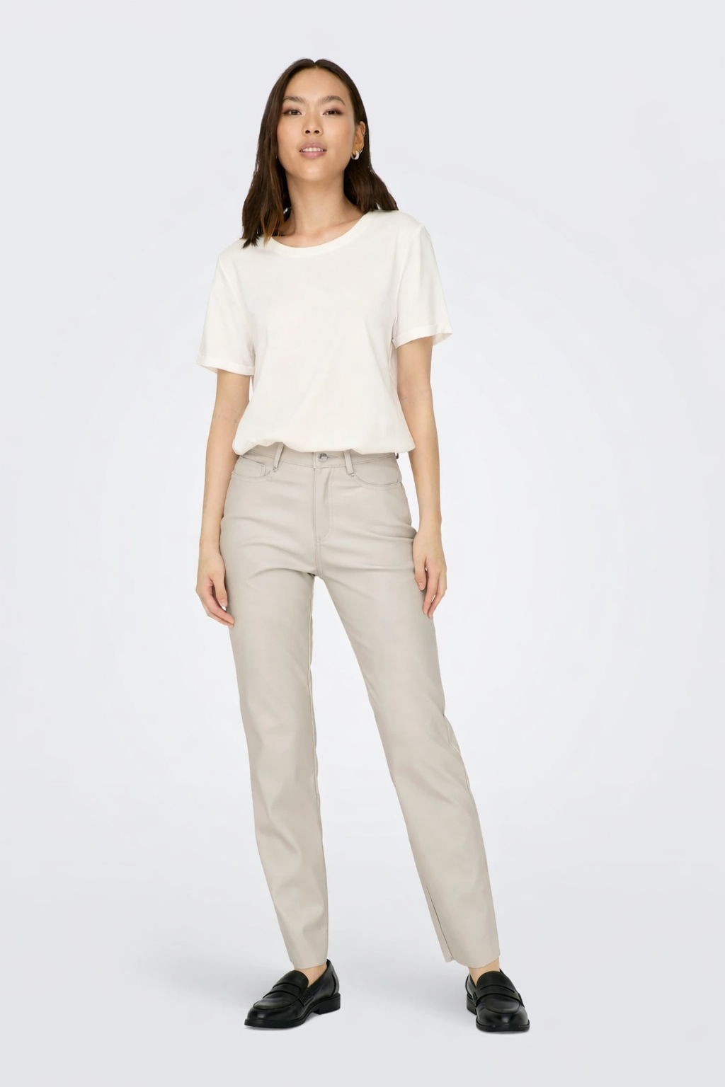 Gloria - Dames denim jeans – Rechte pasvorm – Hoge taille – Lente / Zomer