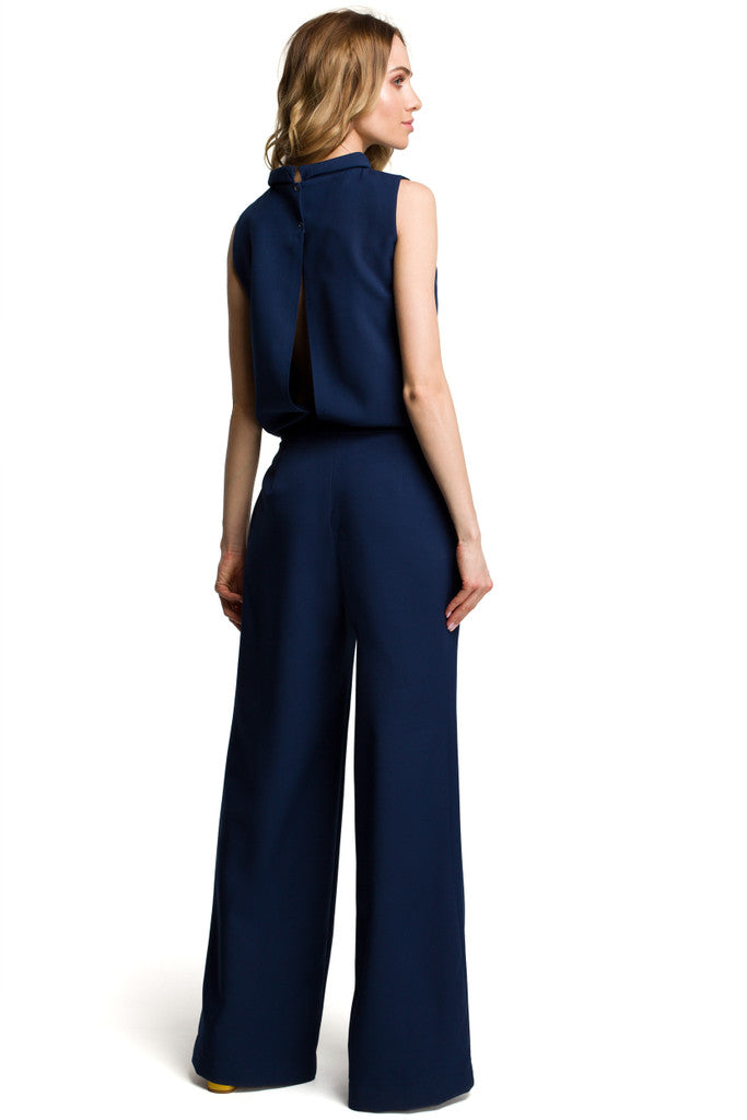 Pien - Dames jumpsuit met palazzo broek - Polyester - Lente / Zomer