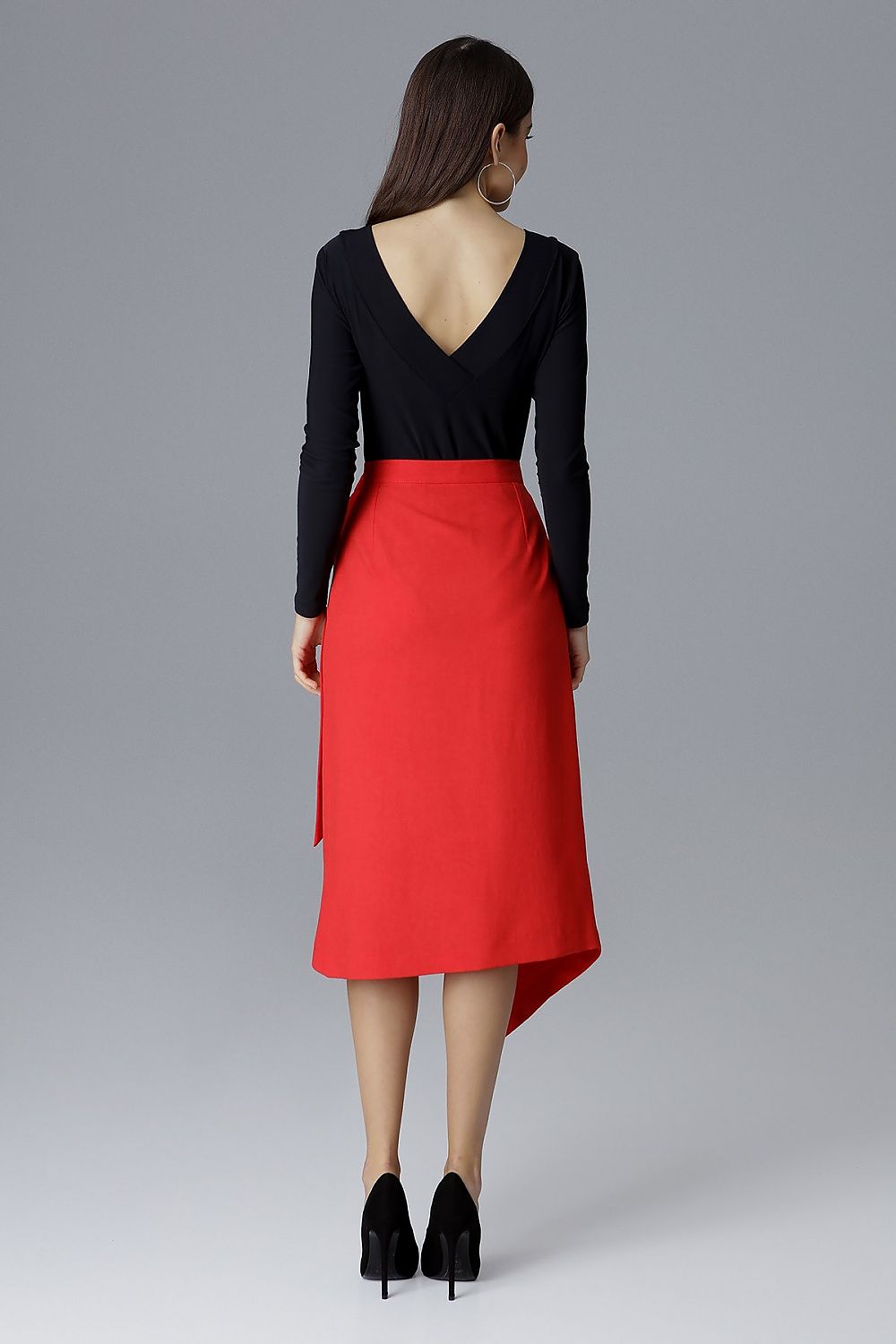 Pleun – Dames asymmetrische rok – Polyester – Lente / Zomer
