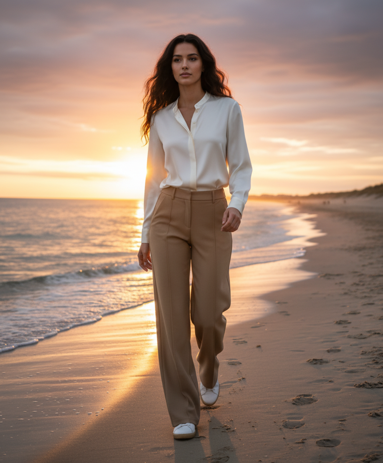Floortje - Dames Pantalon – Recht Model – Polymix - Alle seizoenen