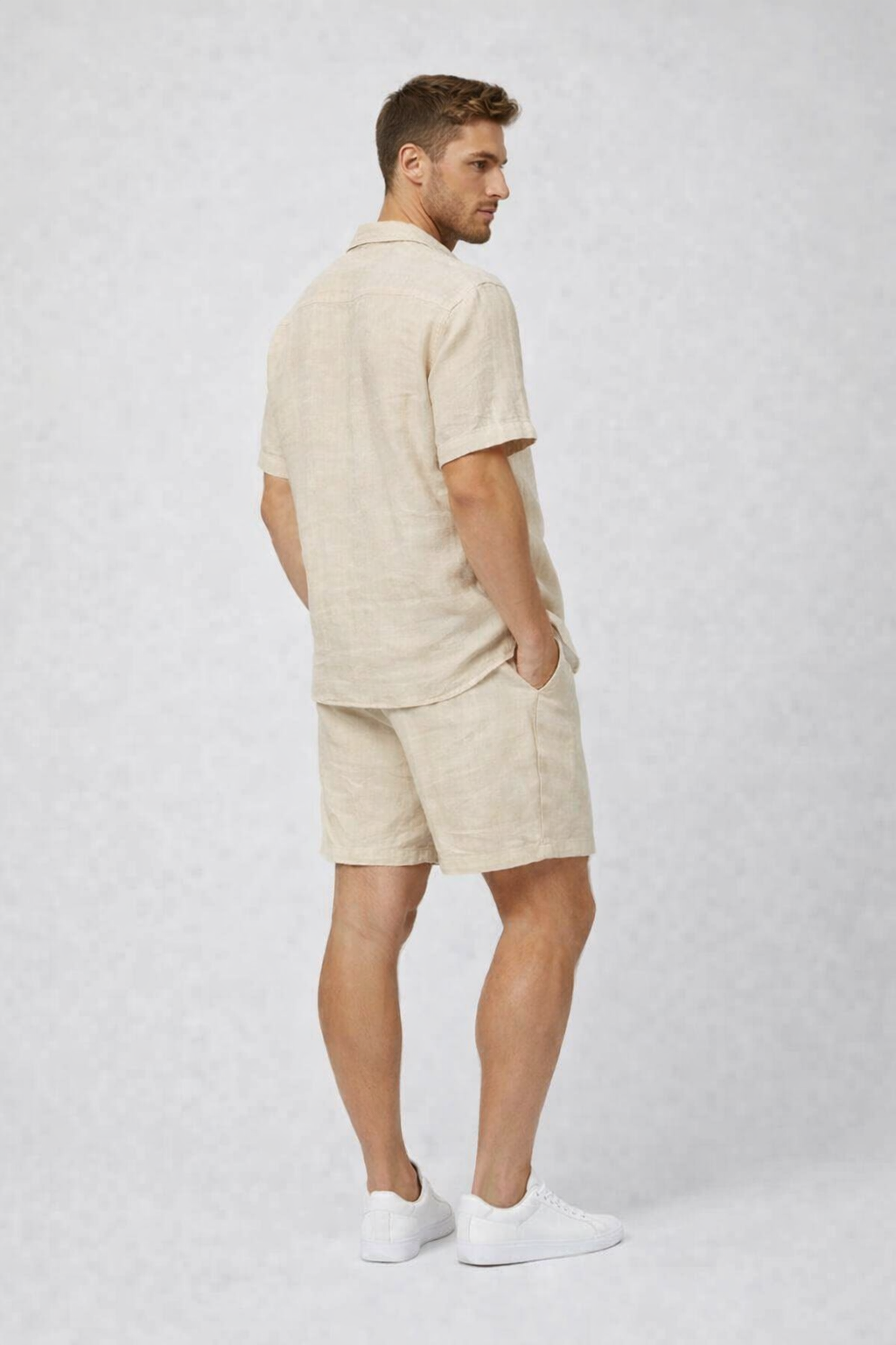 Carlos – Heren zomerset – Polo met bijpassende short – Polymix – Lente / Zomer