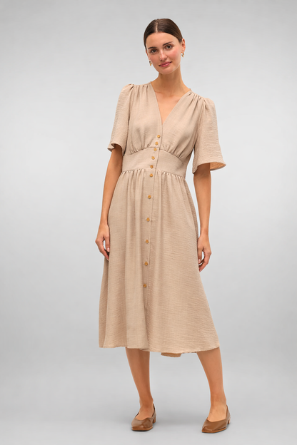 Shiana - Dames zomerse halterjurk – Licht en luchtig model – Polyester – Lente / Zomer
