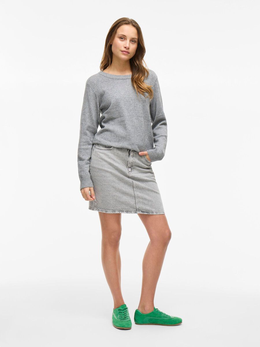 Brianna - Dames denim minirok - Katoenmix - Lente / Zomer