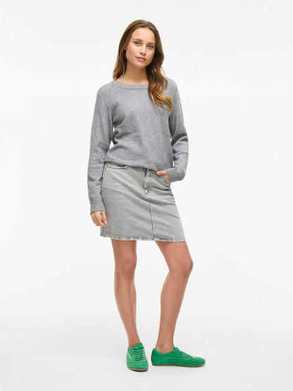 Brianna - Dames denim minirok - Katoenmix - Lente / Zomer