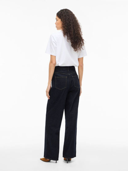 Jady - Dames high-waist wide-fit jeans – katoenmix -  Alle seizoenen