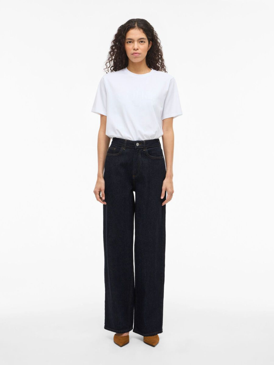 Jady - Dames high-waist wide-fit jeans – katoenmix -  Alle seizoenen