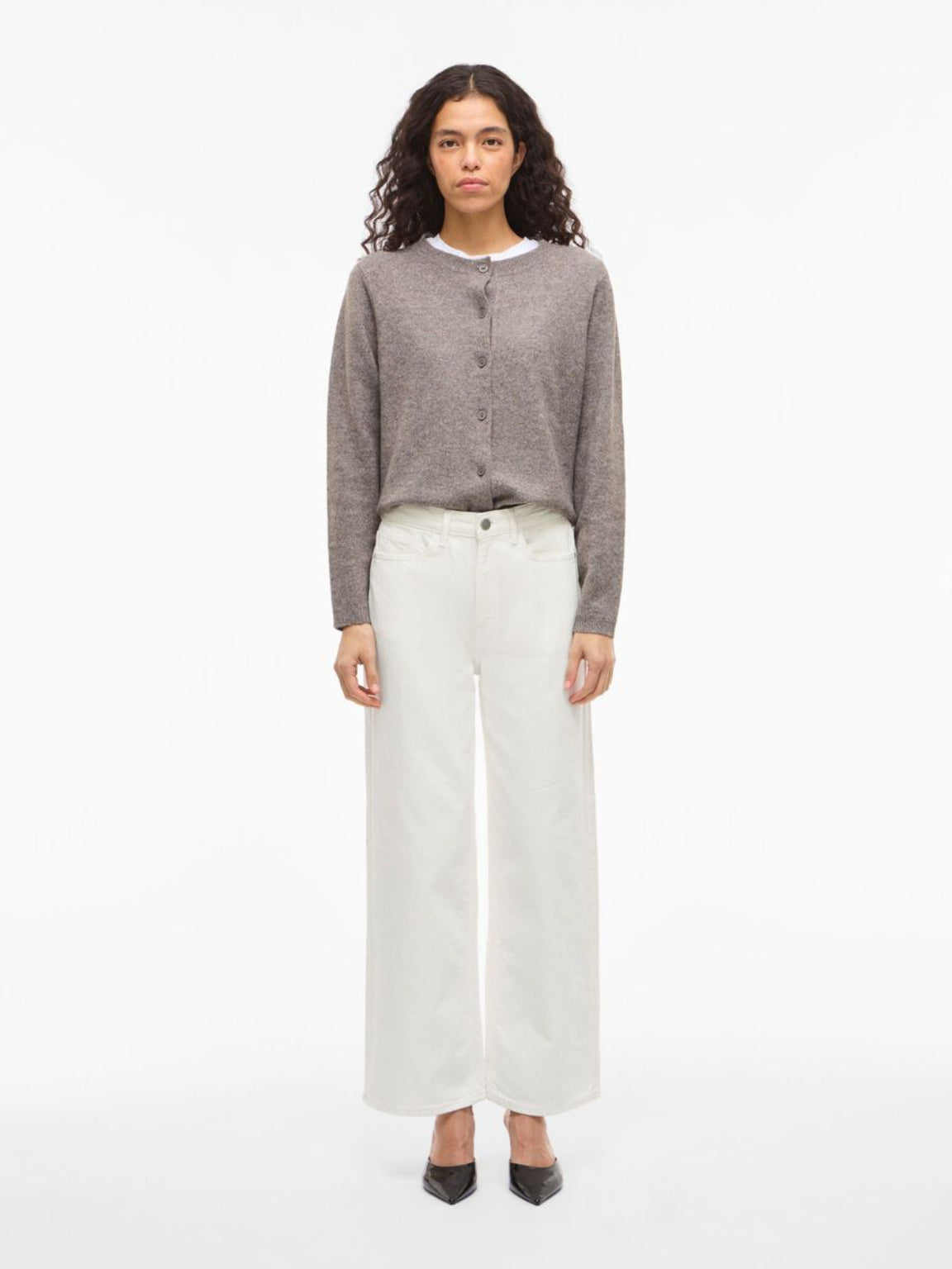 Fatima – Dames spijkerbroek high waist – wide fit – katoenmix – Alle seizoenen