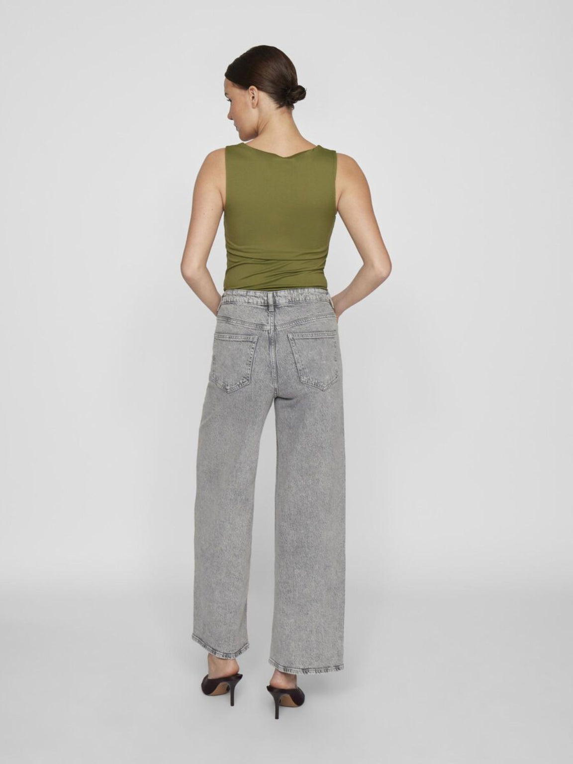 Jade – Wide-fit damesjeans met hoge taille – katoenmix – Alle seizoenen