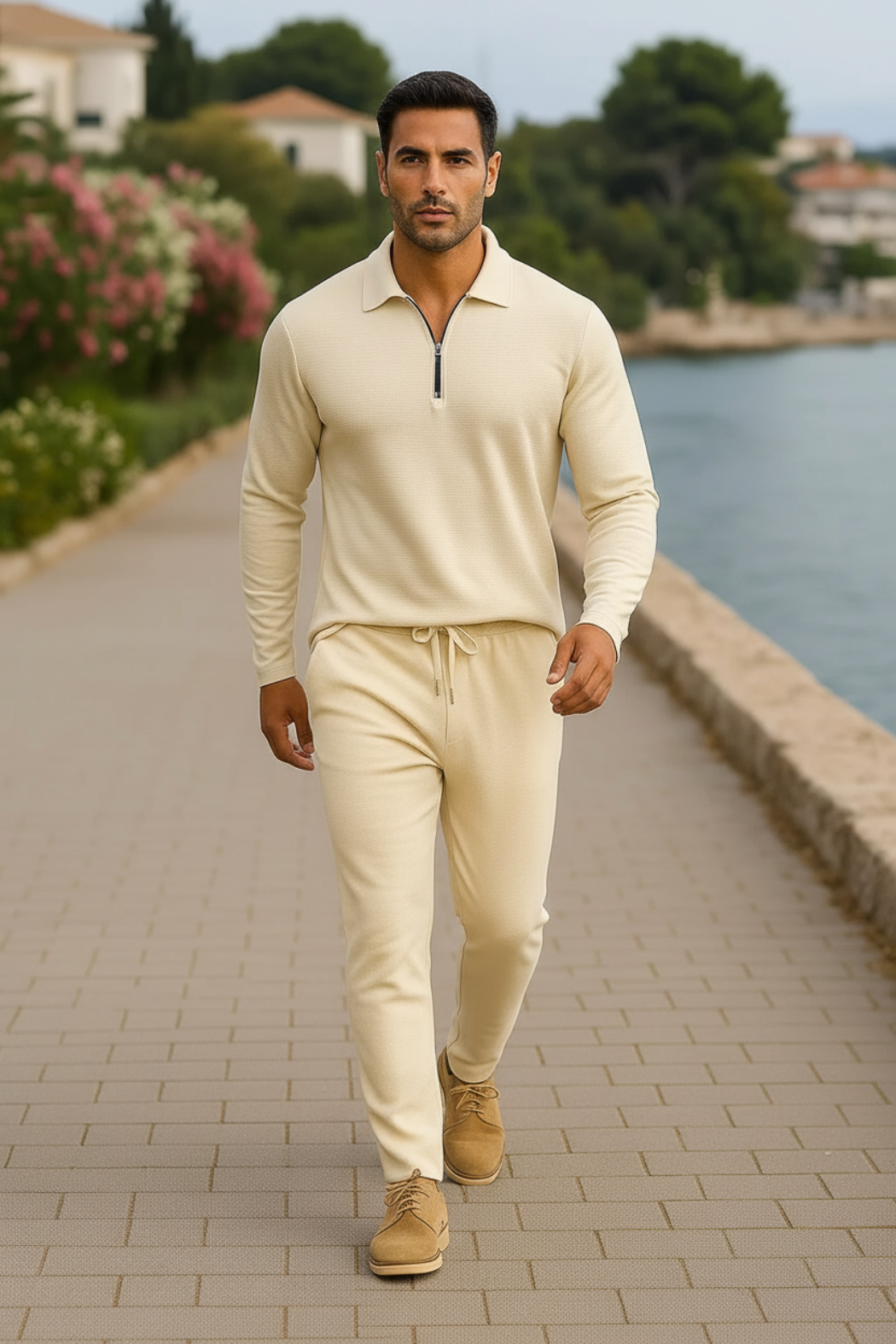 Harper - Heren - Vrijetijdsset - Katoenmix - Lente / Zomer