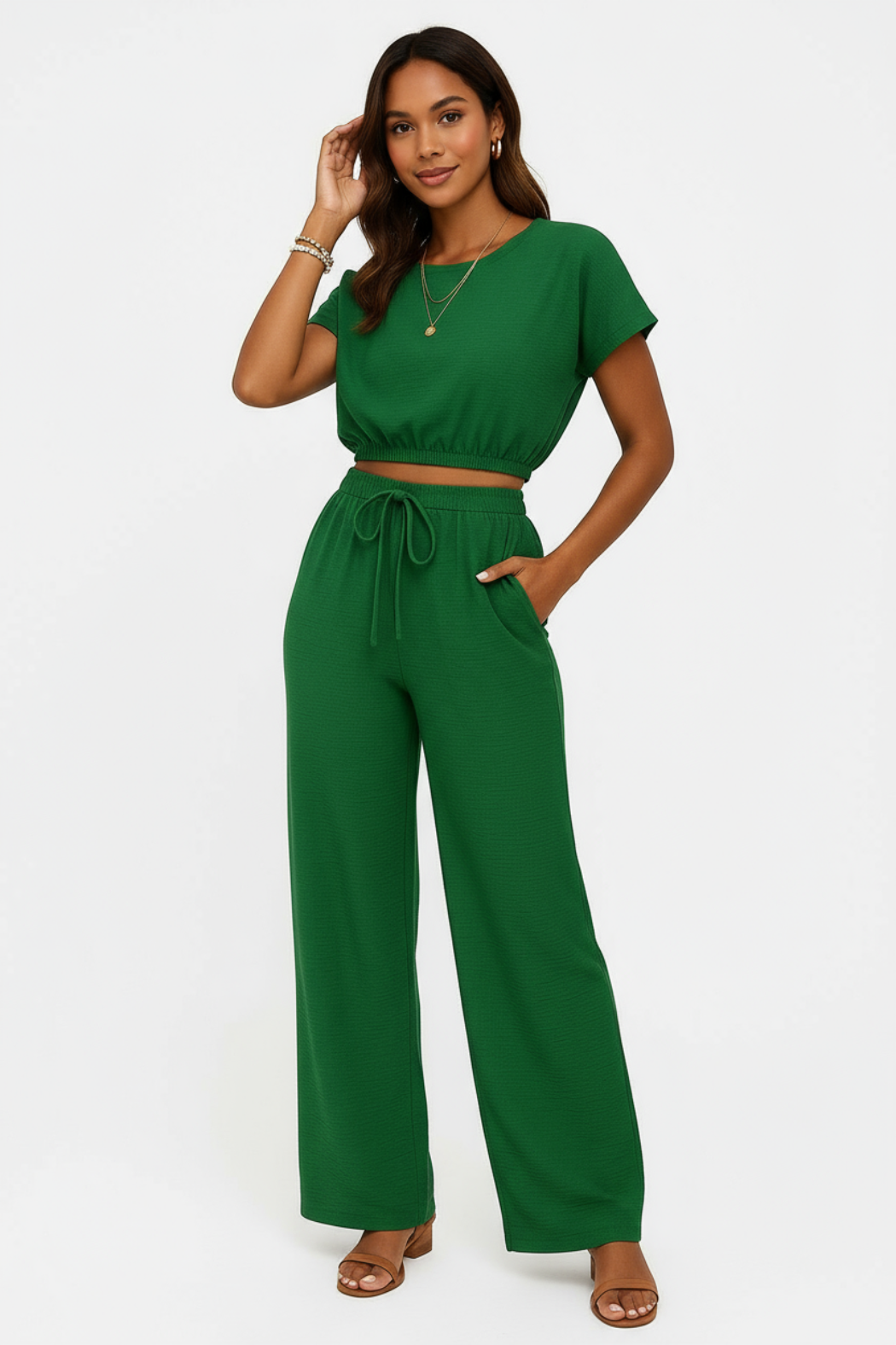 Cloë – Tweedelige damesset – Comfortmix – Alle seizoenen