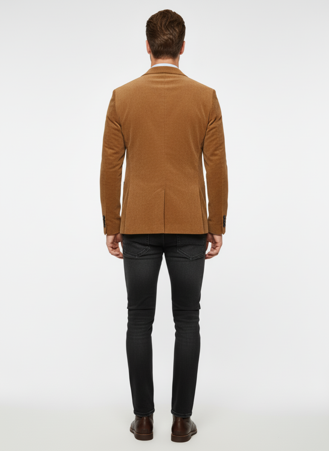 Bastian – Corduroy blazer voor heren – Slim fit – Poly – Lente / Herfst