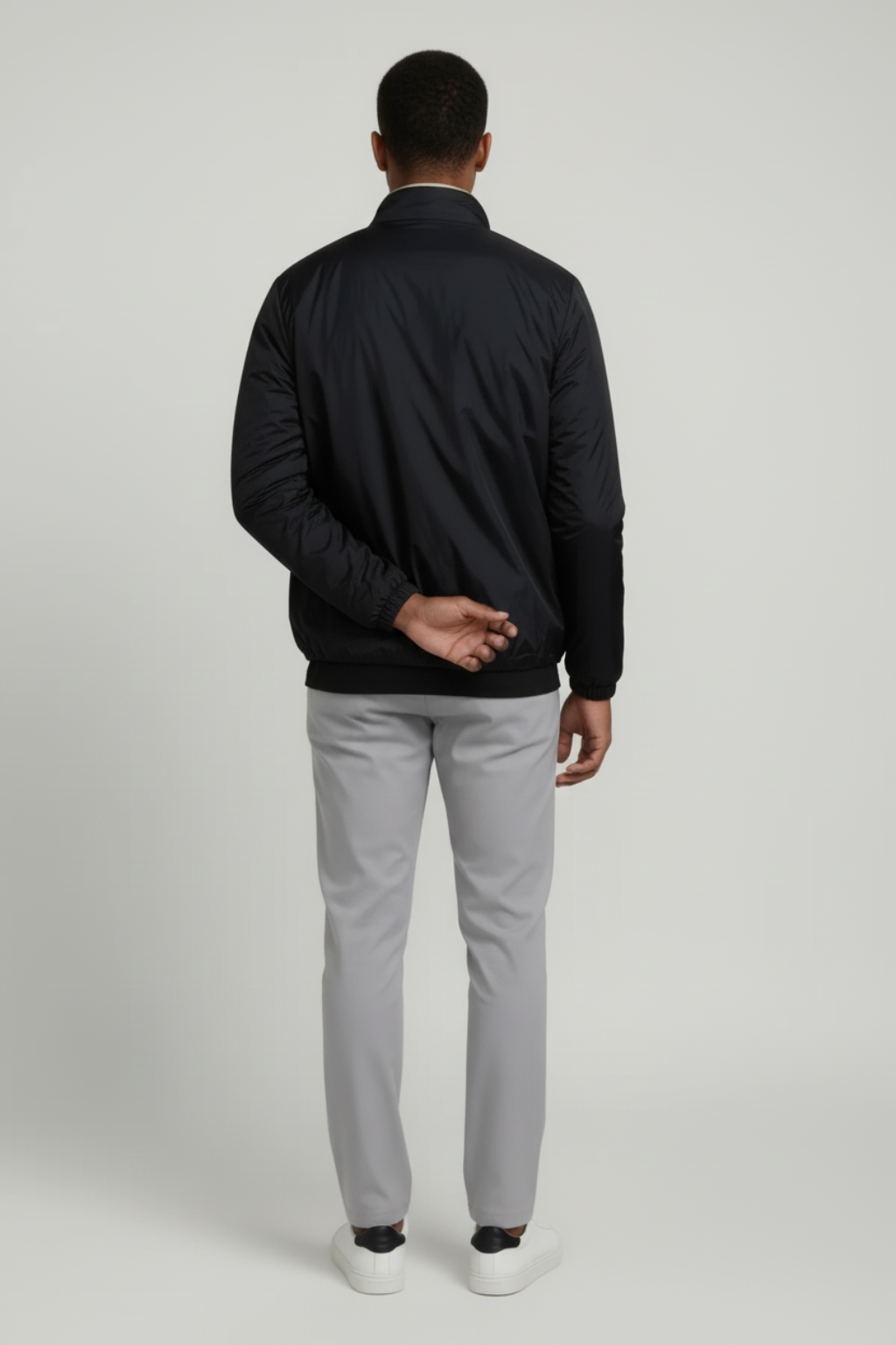Christian - Dubbelzijdige heren jas - Polyester - Herfst / Lente