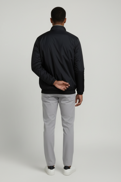 Christian - Dubbelzijdige heren jas - Polyester - Herfst / Lente