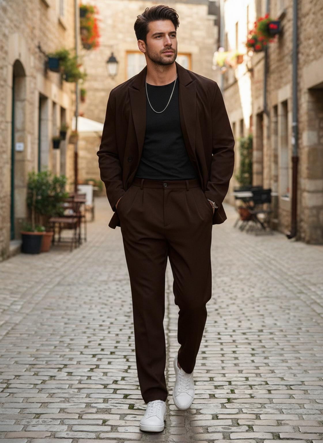 Cornelis – Heren 2 delige set – katoen met Polymix – Herfst / Winter