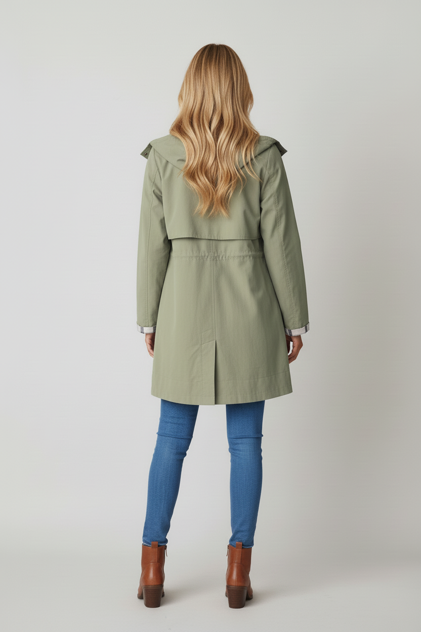 Carmela – Dames Lentejas met ruitdetail – Katoen / Nylon – Lente / Herfst
