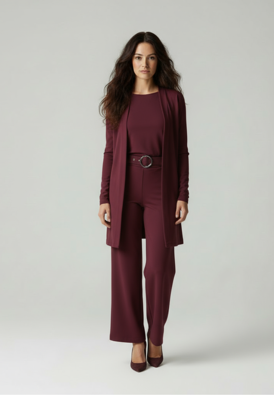 Belinda – Driedelige set voor dames – Polymix – Lente / Herfst