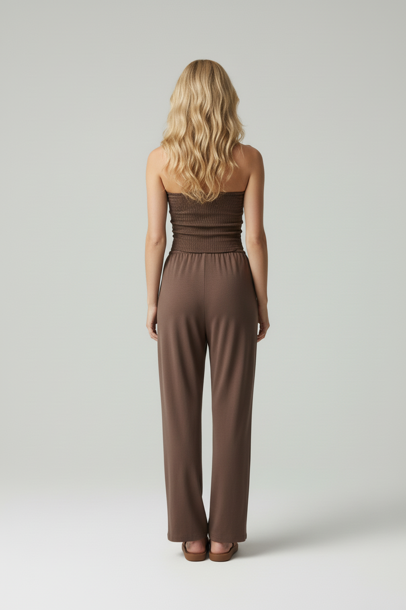 Chavelle – Feestelijke dames  jumpsuit met wijde pijpen – Polymix - Lente / Zomer
