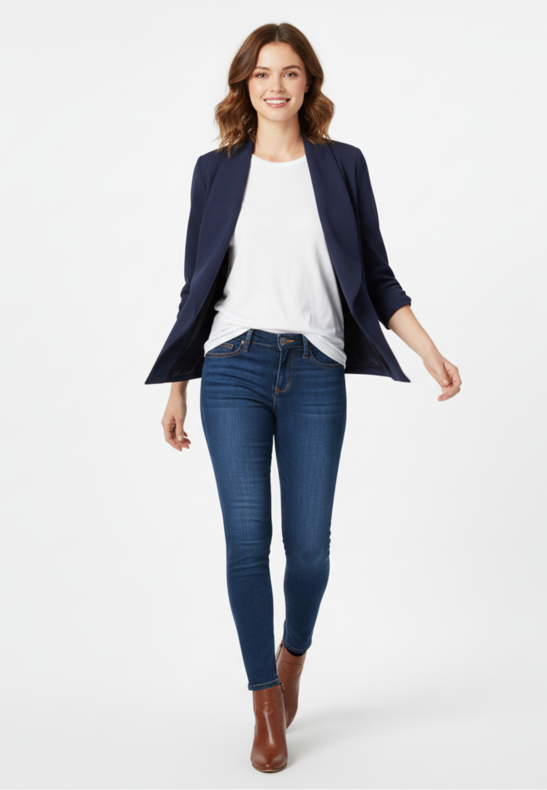 Marisol – Getailleerde klassiek damesblazer – Polymix – Lente / Herfst