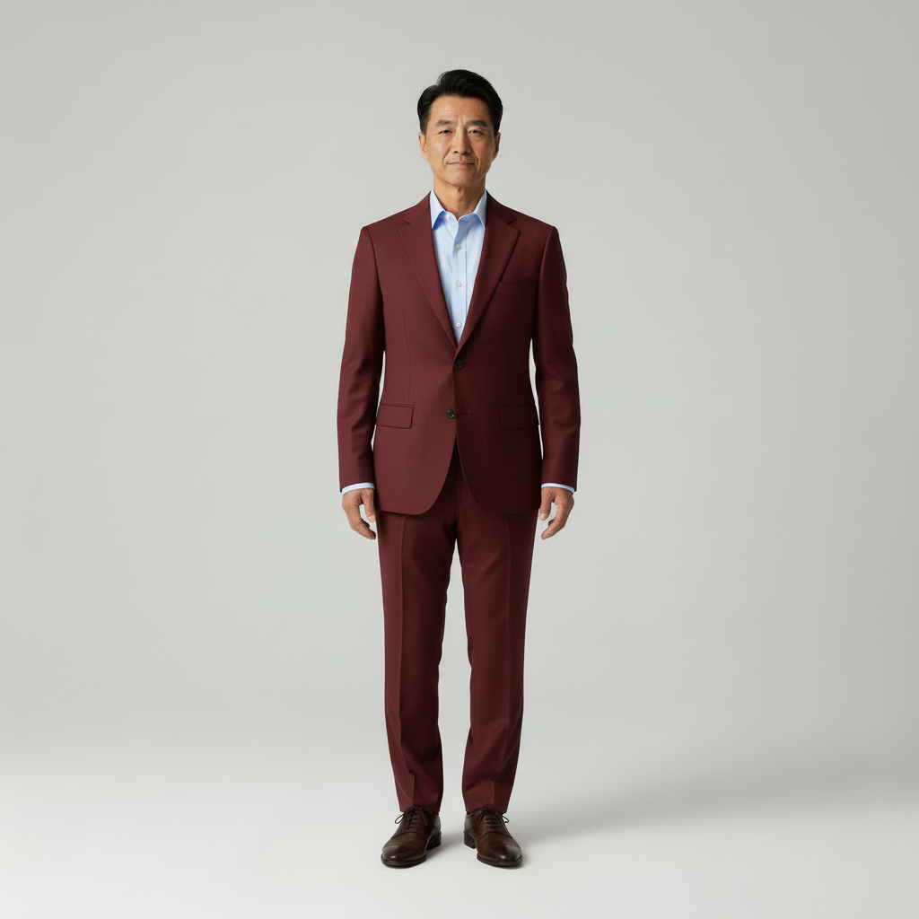 Alfonso – Slim fit pak voor heren – Polymix – Getailleerd – Alle seizoenen