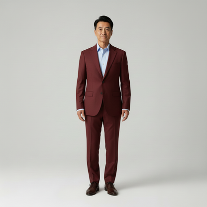 Alfonso – Slim fit pak voor heren – Polymix – Getailleerd – Alle seizoenen