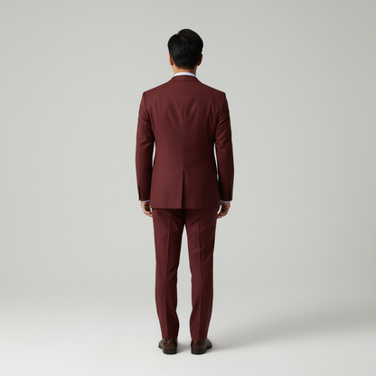 Alfonso – Slim fit pak voor heren – Polymix – Getailleerd – Alle seizoenen