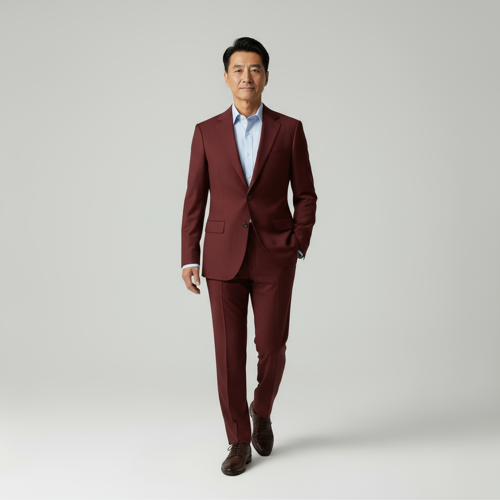 Alfonso – Slim fit herenpak – Polymix – Getailleerd – Herfst / Lente / Winter