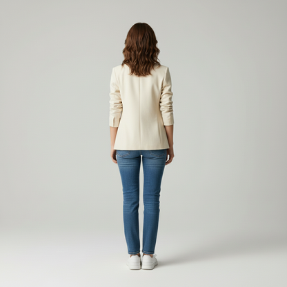 Olivia – Getailleerde damesblazer – Polymix – Elegant – Herfst / Winter