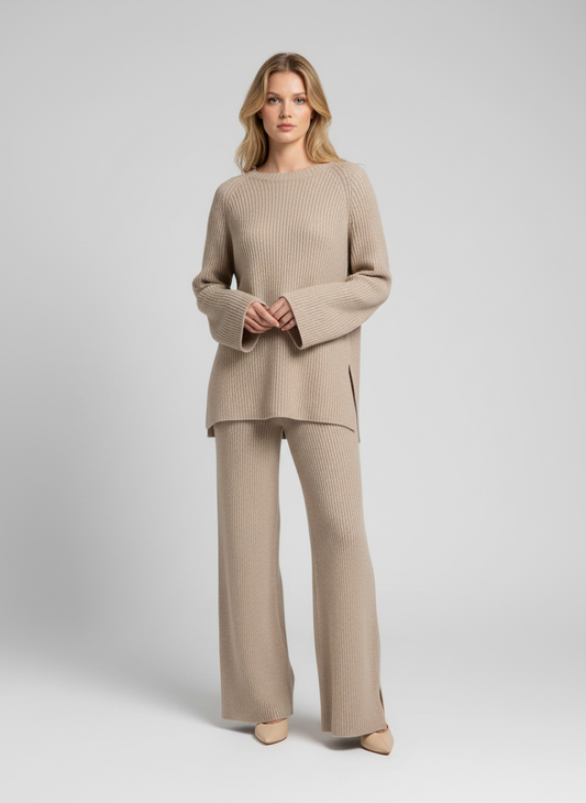 Froukje - Comfortabele - Gebreide Lounge Set voor Dames  - Alle seizoenen