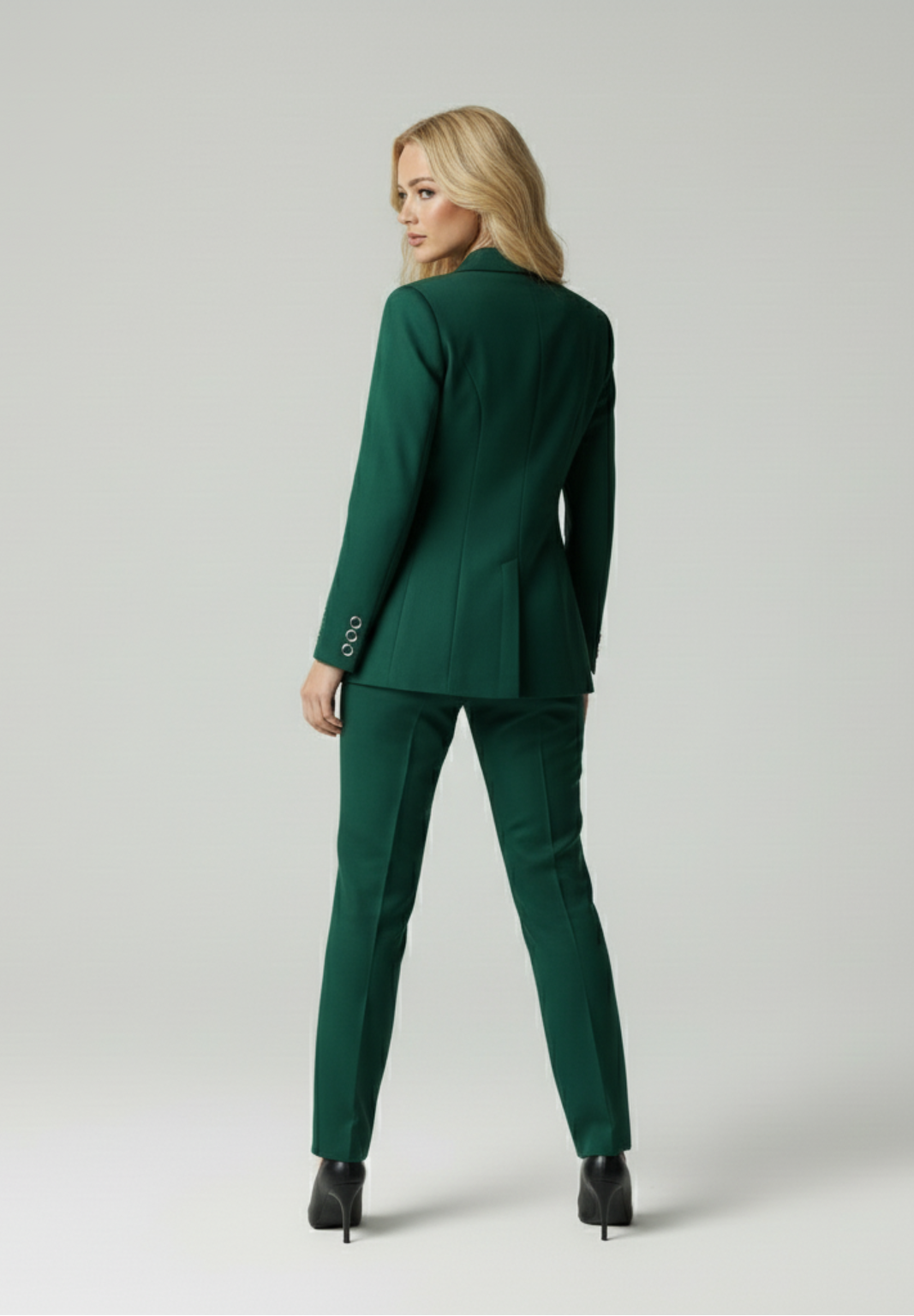 Anemarie – Blazerpak voor dames met broek – Polymix – Herfst / Winter / Lente