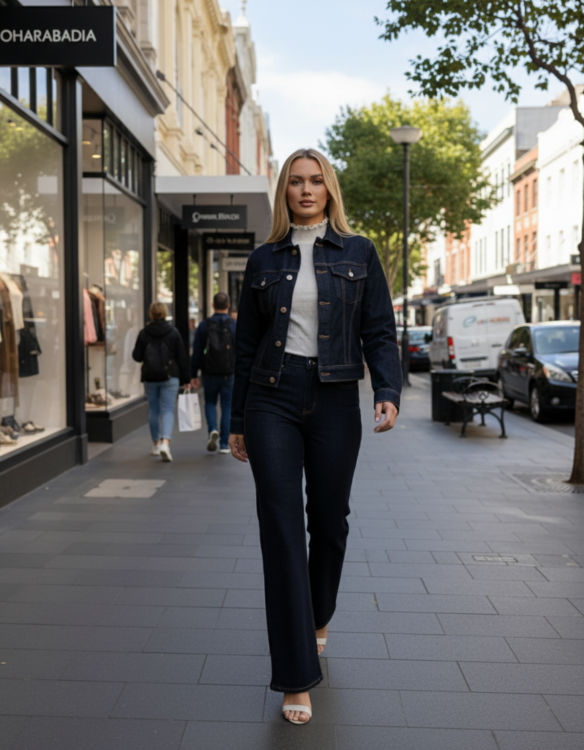 Jente – Dames spijkerjack – Denim – Katoen met polymix – Lente / Herfst