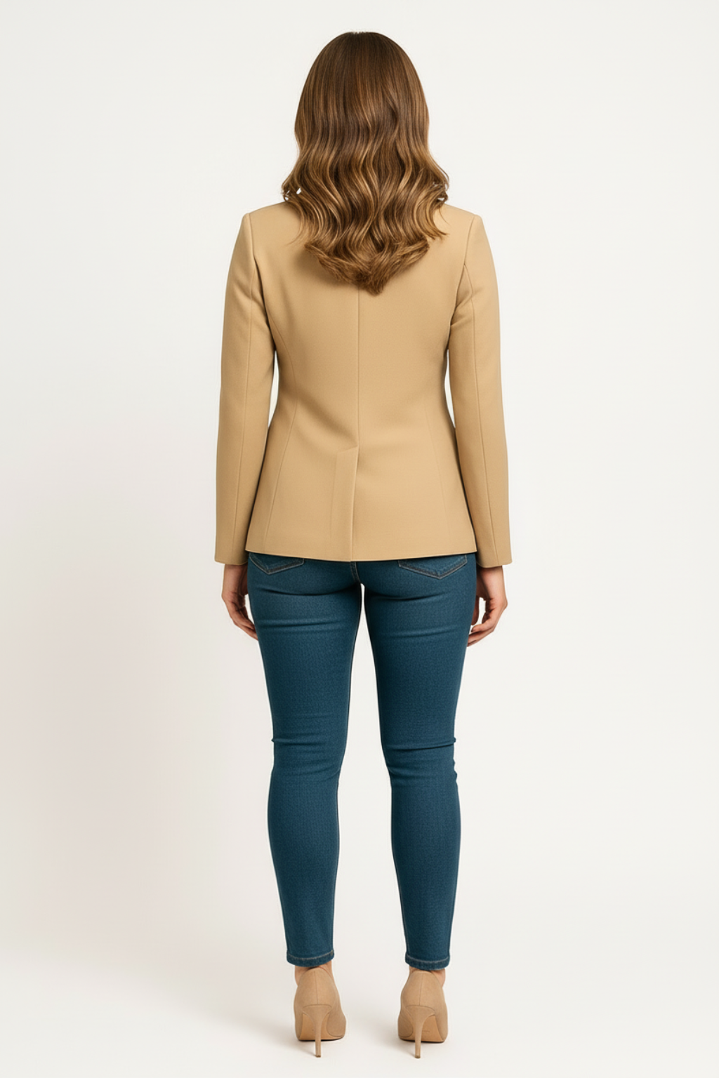 Astrid – Klassieke blazer voor dames – Comfort en elegantie – Polymix – Lente / Zomer