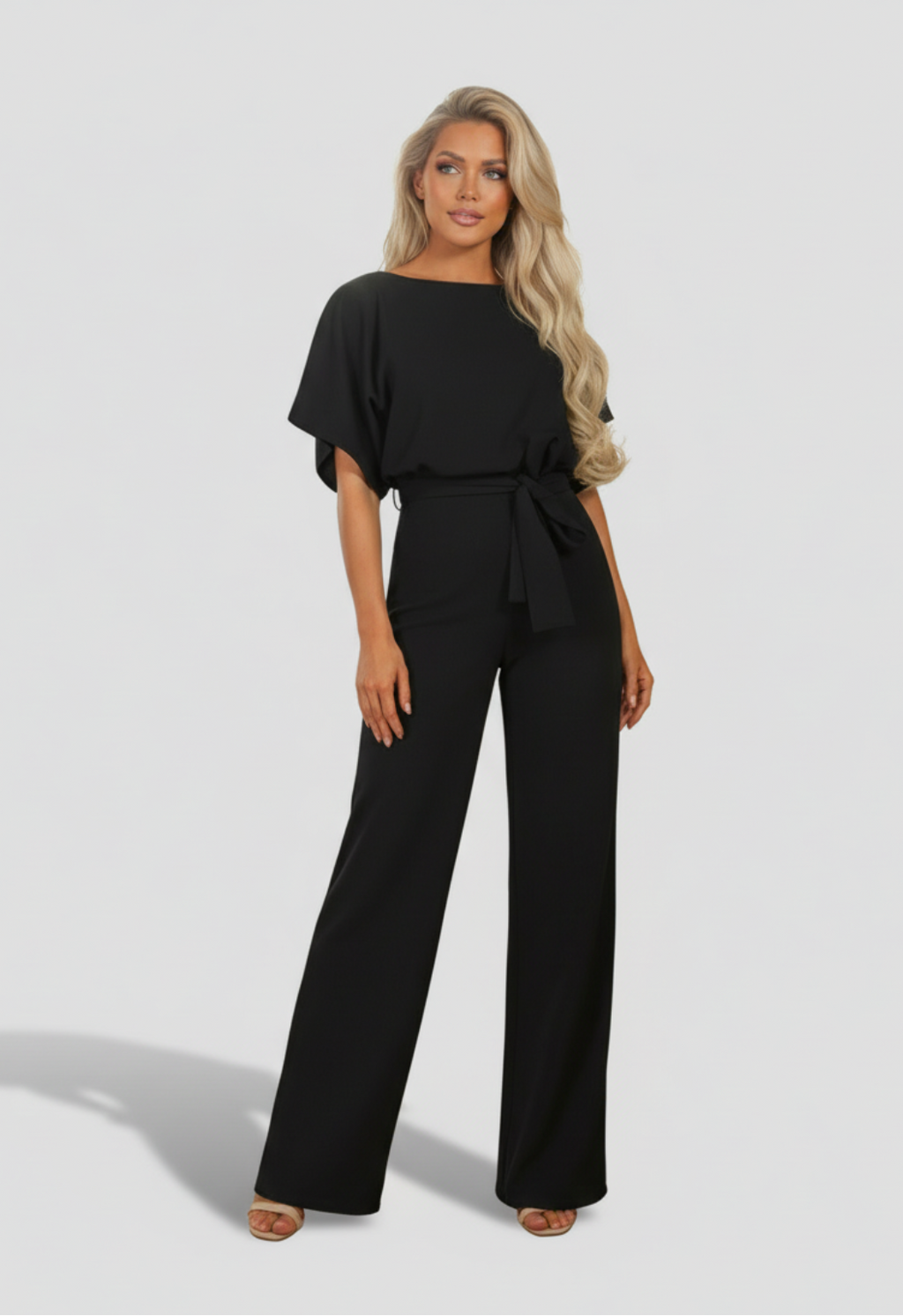 Almita – Elegante jumpsuit voor dames met comfortabele pasvorm – Polyester – Lente / Herfst