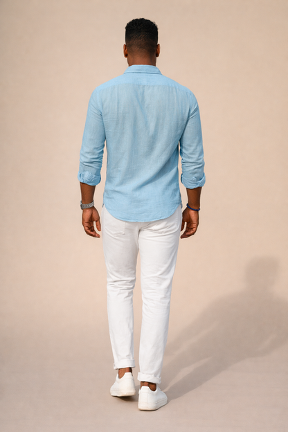 Cristiano - Heren - Blouse - Linnen - Lente / Zomer