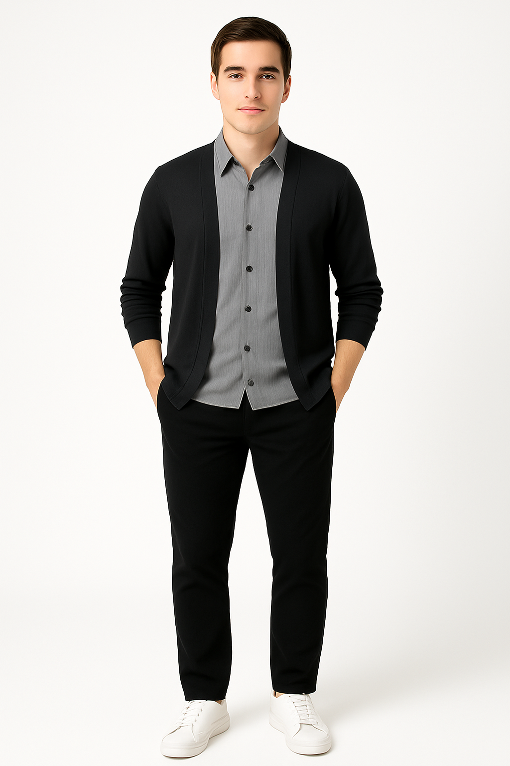 Sebastian - Hemdvest - Katoenmix / Alle seizoenen