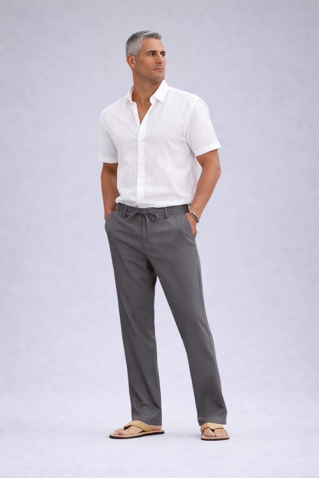 Severino - Heren broek - Casual luchtige broek in linnenstijl - Katoenmix - Lente / Zomer