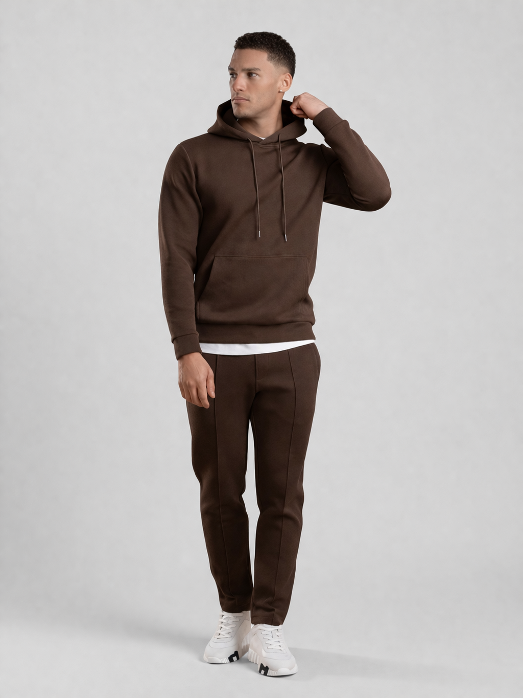 Jamy – Heren hoodie set – Interlock polymix – Lente / Herfst