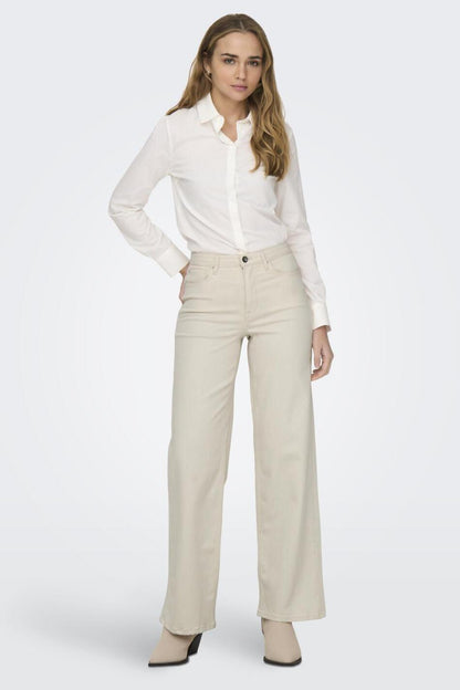 Roxanne – Dames wide leg jeans – Katoenmix – Alle seizoenen