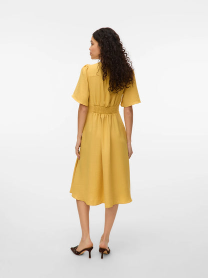 Brenday - Dames zomer mini jurk met halterhals - Polyester - Lente / Zomer