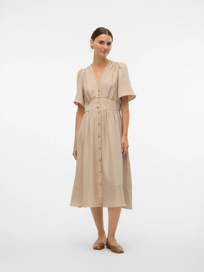 Shiana - Dames zomerse halterjurk – Licht en luchtig model – Polyester – Lente / Zomer