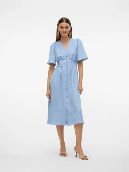 Anouk - Dames elegante mini jurk met halterhals - Polyester - Lente / Zomer
