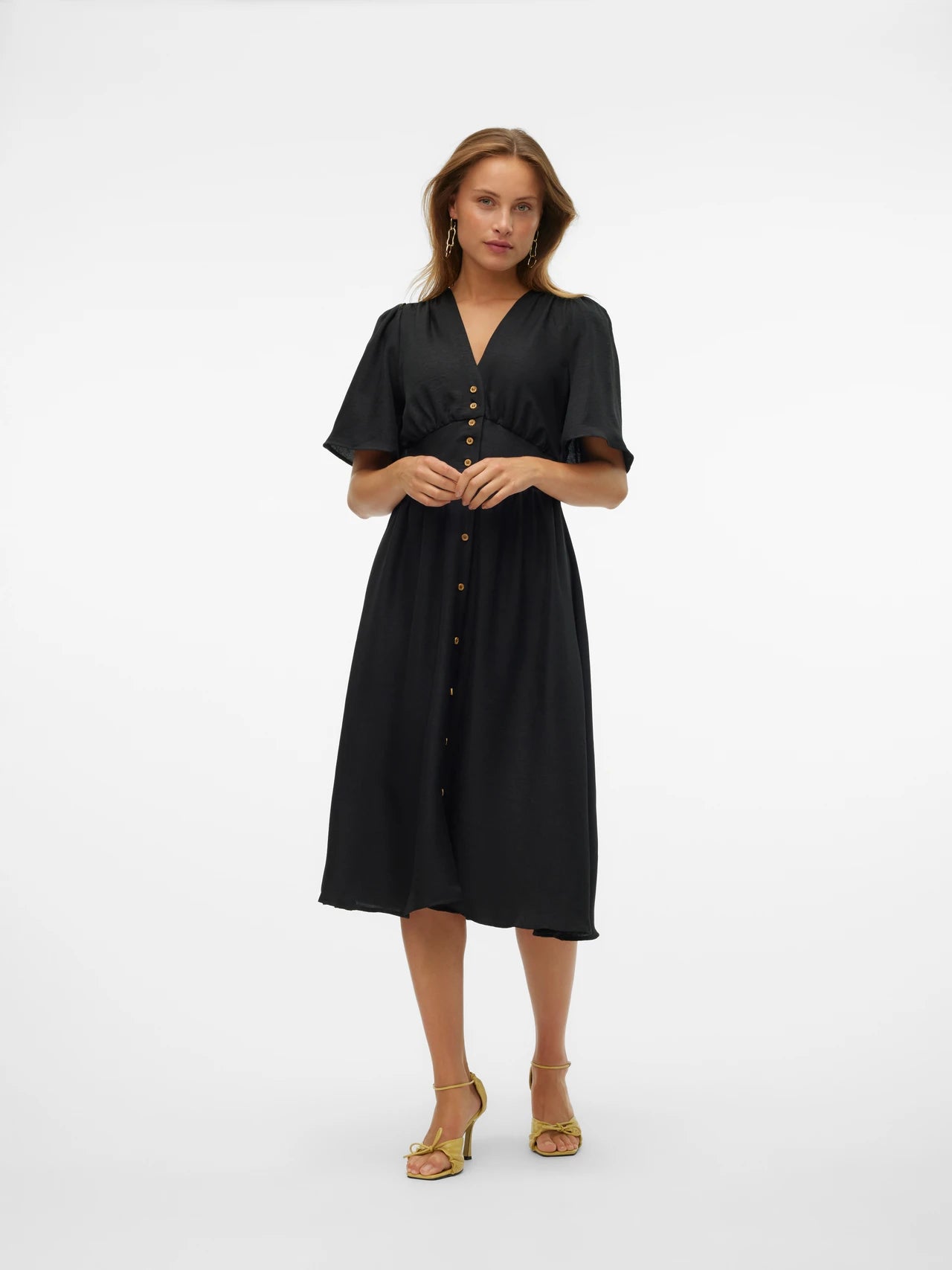 Brenday - Dames zomer mini jurk met halterhals - Polyester - Lente / Zomer