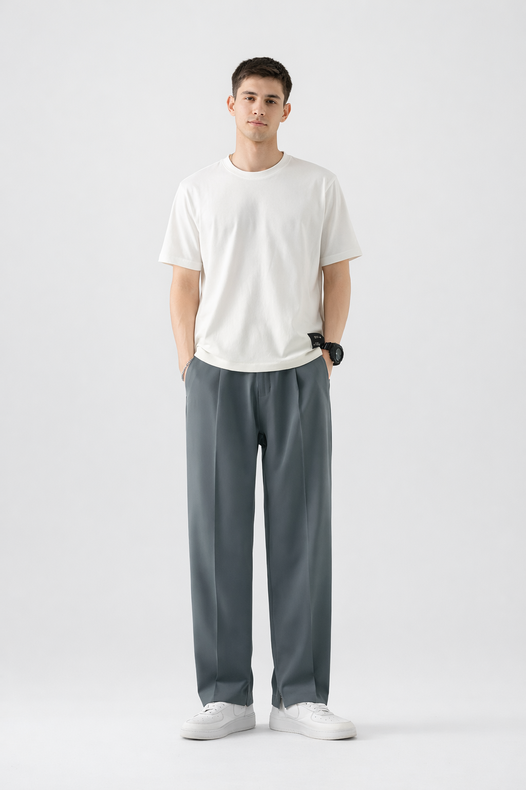 Eric – Heren losvallende broek – Polyester – Alle seizoenen