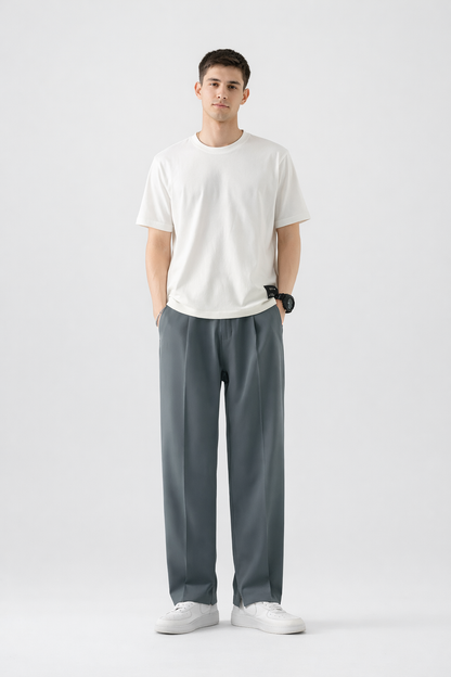 Eric – Heren losvallende broek – Polyester – Alle seizoenen