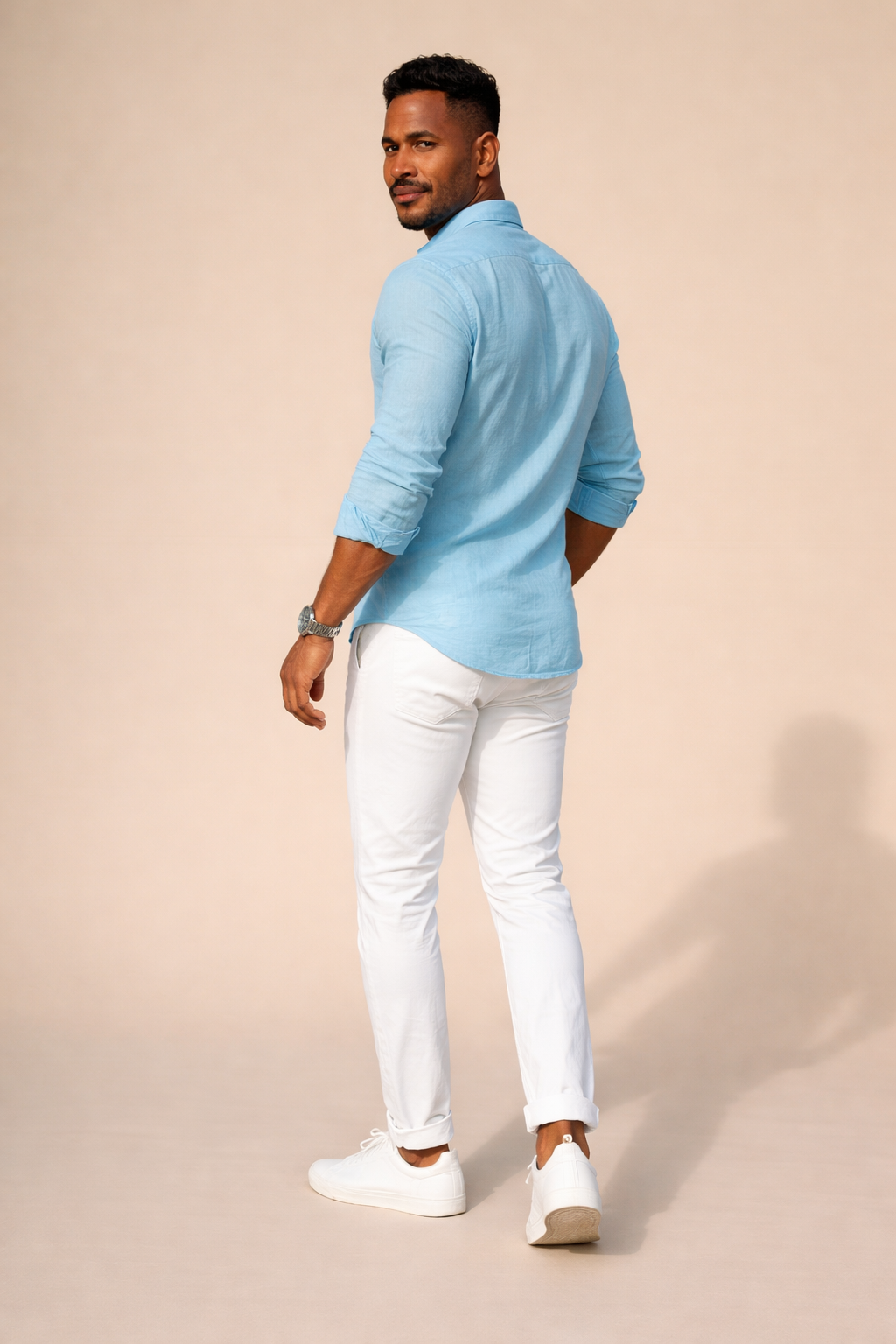 Cristiano - Heren - Blouse - Linnen - Lente / Zomer