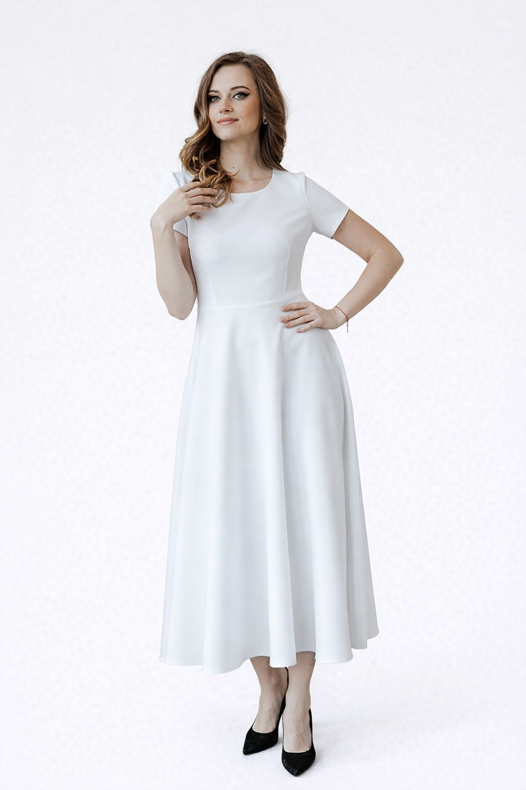 Giada – Elegante dames maxi jurk met A-lijn – Polyester - Lente / Zomer