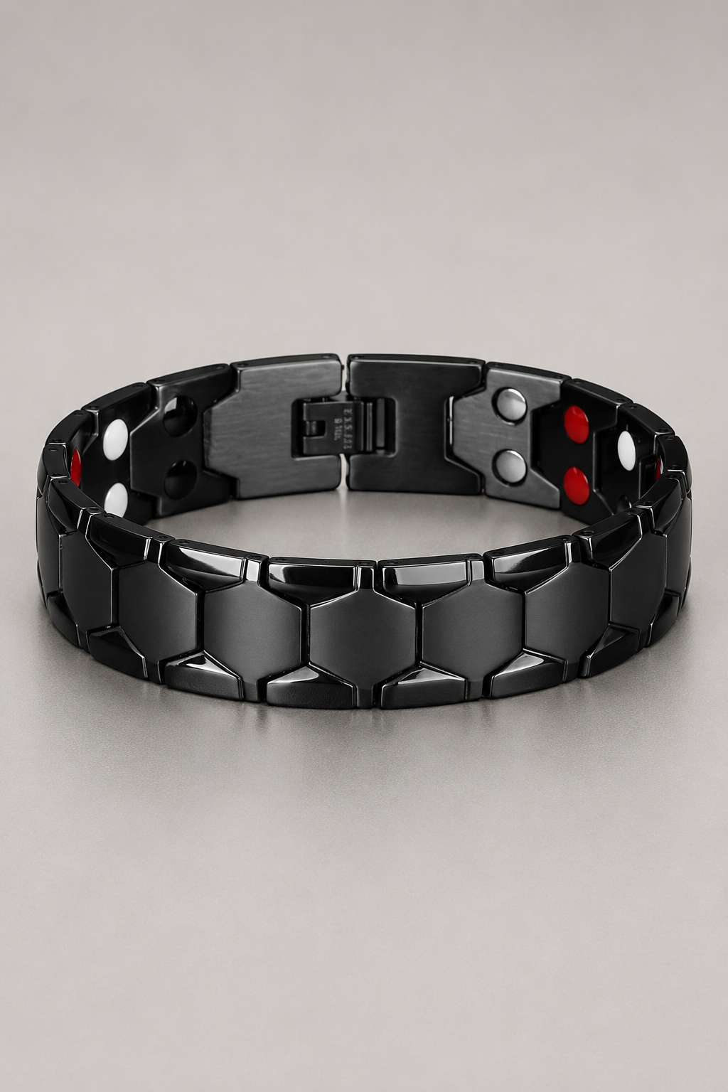 Manuel – Heren armband – Roestvrij staal – Hexagon schakelarmband – Alle seizoenen