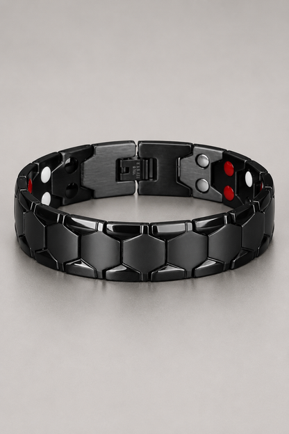 Manuel – Heren armband – Roestvrij staal – Hexagon schakelarmband – Alle seizoenen