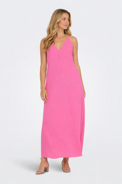 Zinzi - Dames maxi-jurk - Polyester - Lente / Zomer