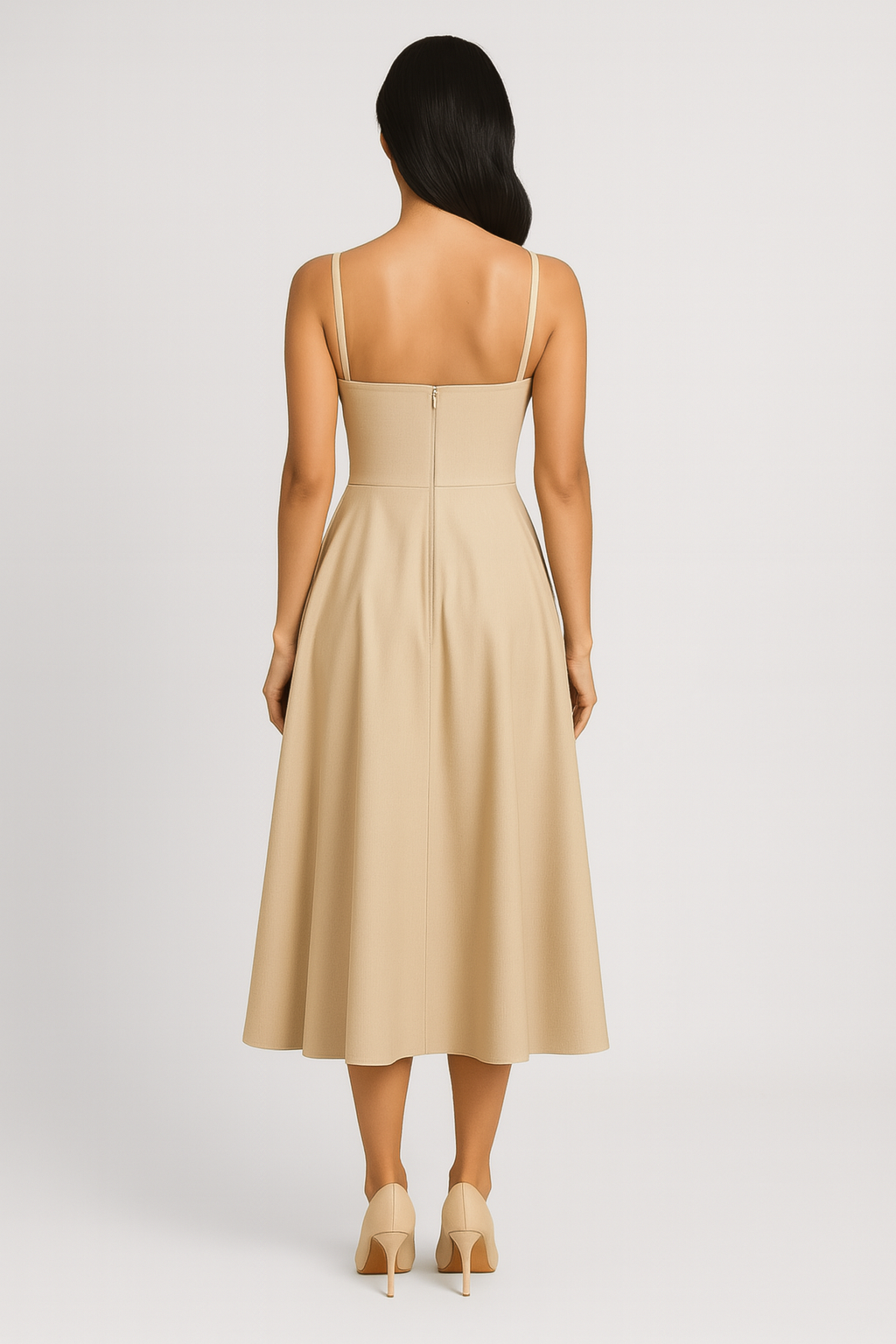 Isla – Dames zomerjurk – Floral A-lijn – Verstelbare Bandjes - Polyester - Lente / zomer