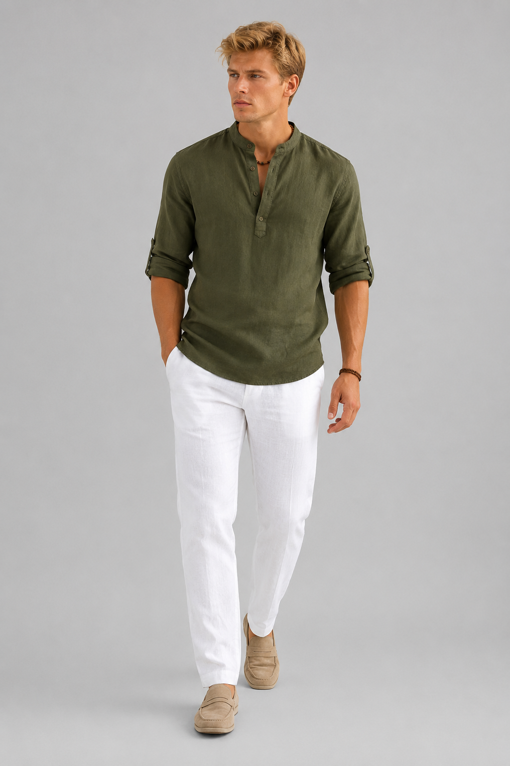 Liam – Heren Zomerblouse – Tijdloze Casual Pasvorm – Lente / Zomer
